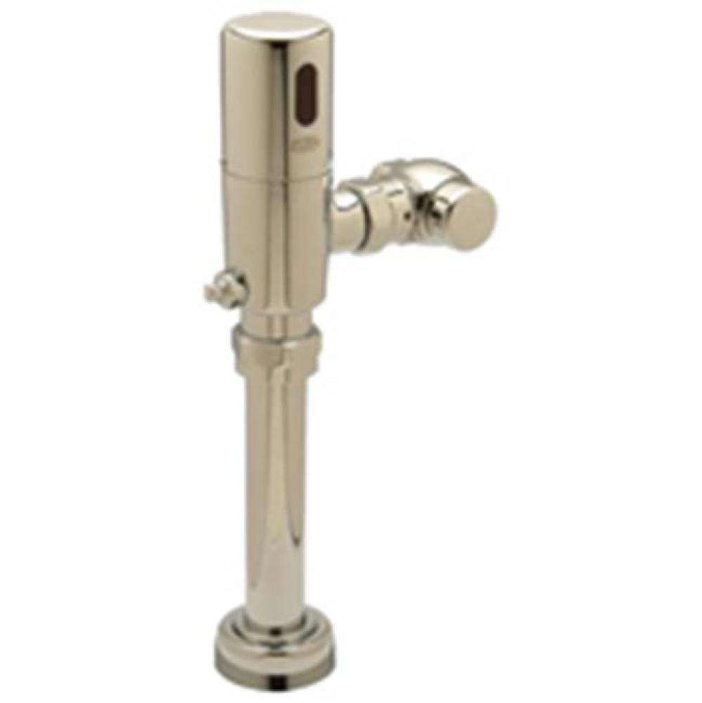 Ecovantage Ztr Exposed Sensor Piston Water Closet Flush Valve, 1.6 Gpf, Long Life Battery, In Chro