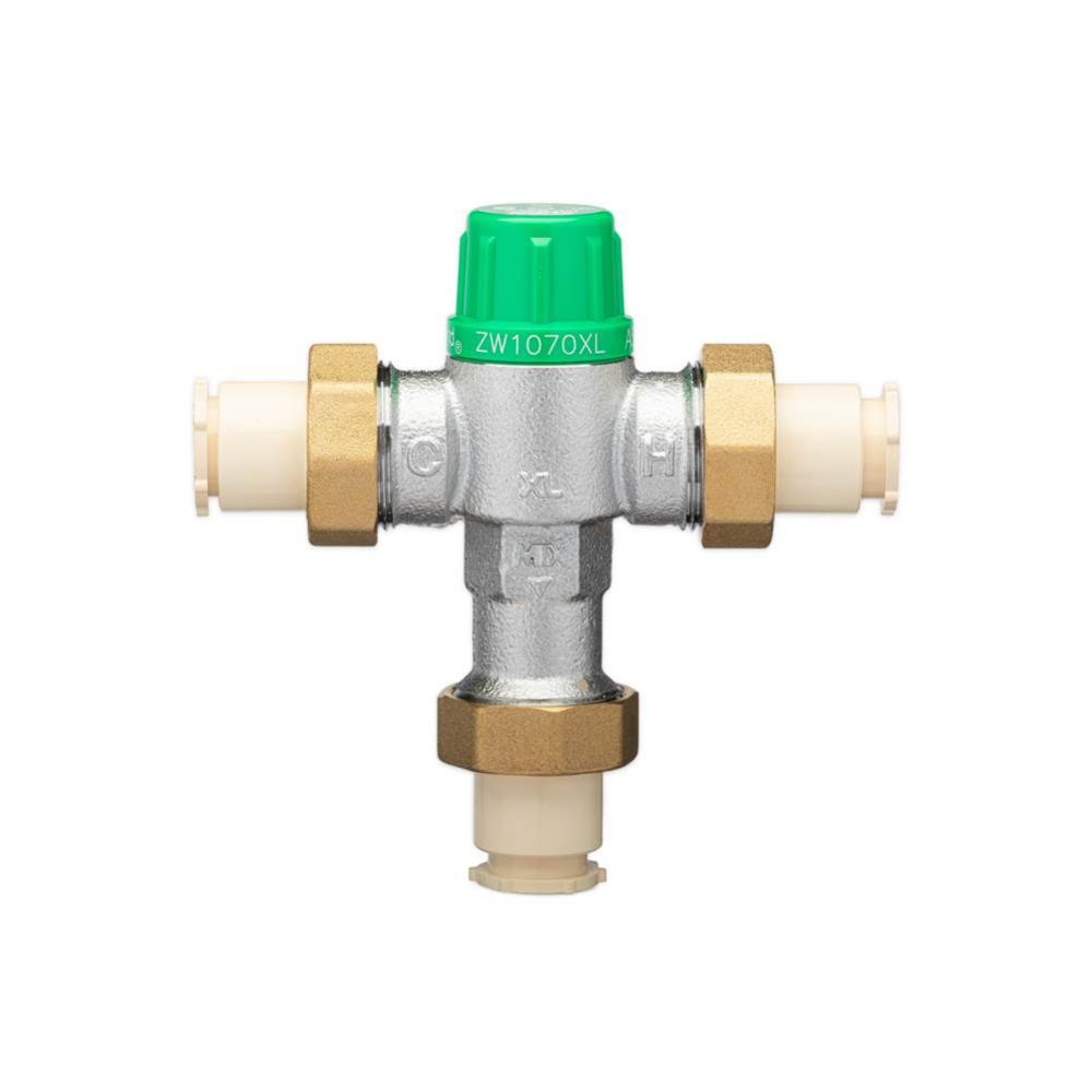 Thermostatic Mixing Valve, Lead-Free, CPVC, ASSE1016, ASSE1070