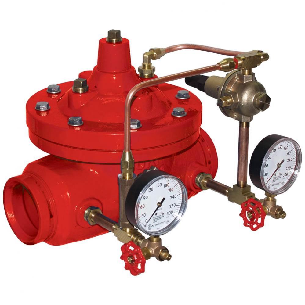 Fire Protection Pressure Reducing Valve, 300#, Grooved x Grooved