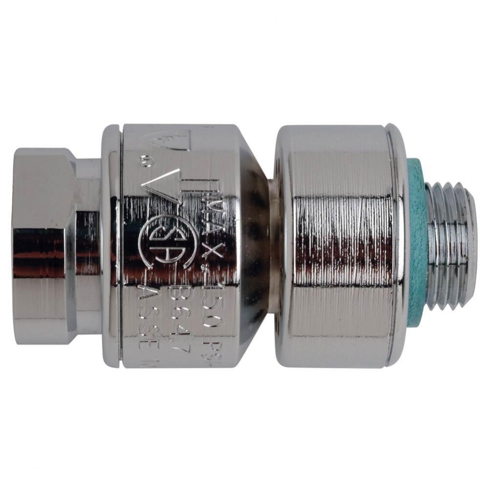 Laboratory Faucet Vacuum Breaker, FNPT x FNPT, Brass