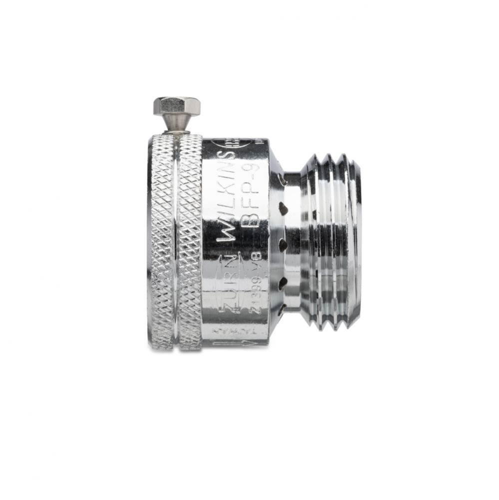 Hose Connection Vacuum Breaker, FNH x MNH, Chrome Plated
