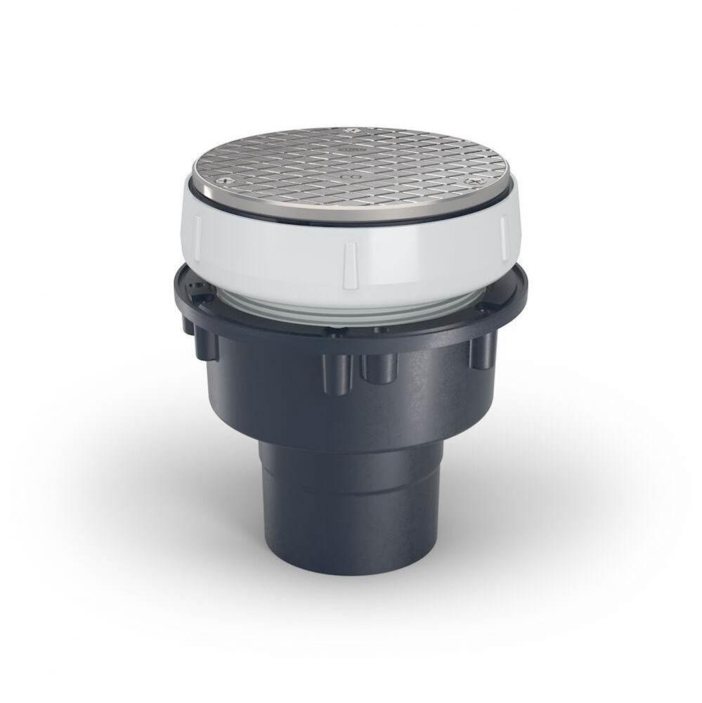 EZC CO w/5'' Rd NB Top and 3''X4'' ABS Solvent Weld Outlet PN 315710