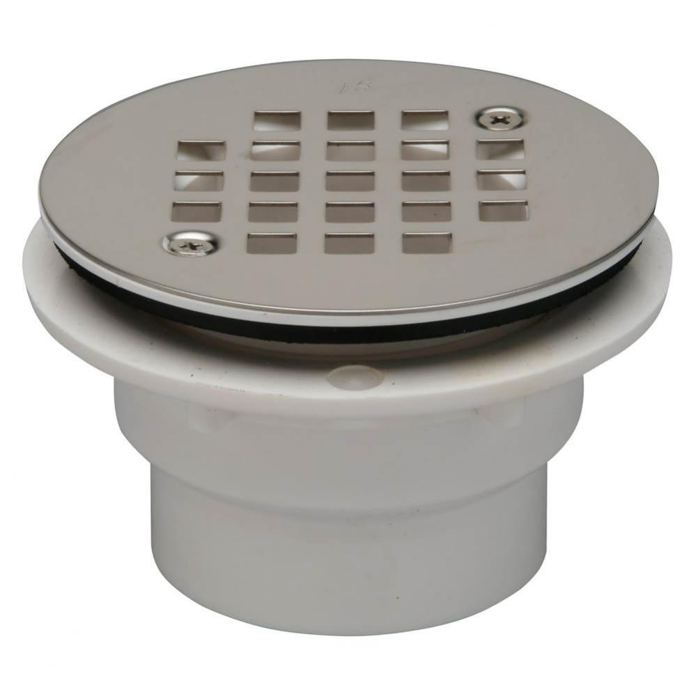 FD2260 2'' PVC Shower Stall Drain PN 02260PV26