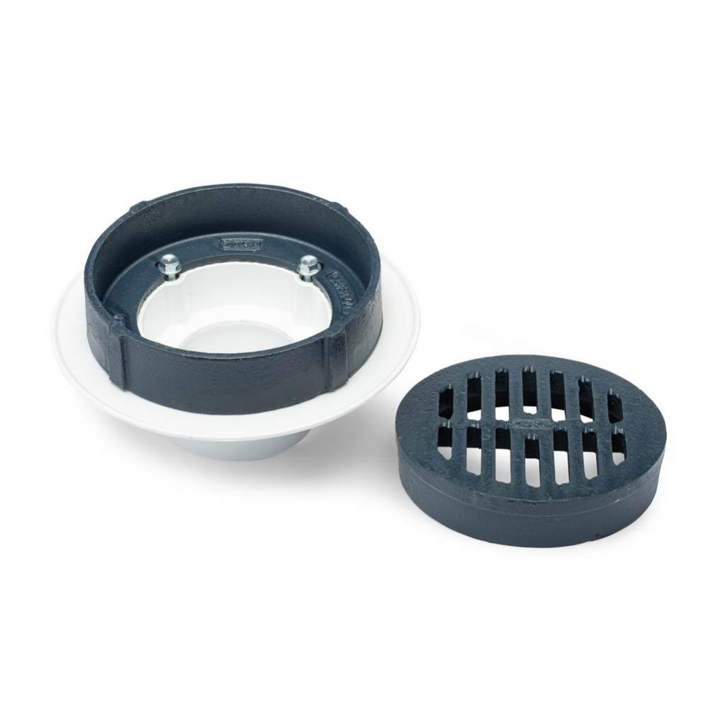 FD2350 4'' PVC Heavy Duty Floor Drain