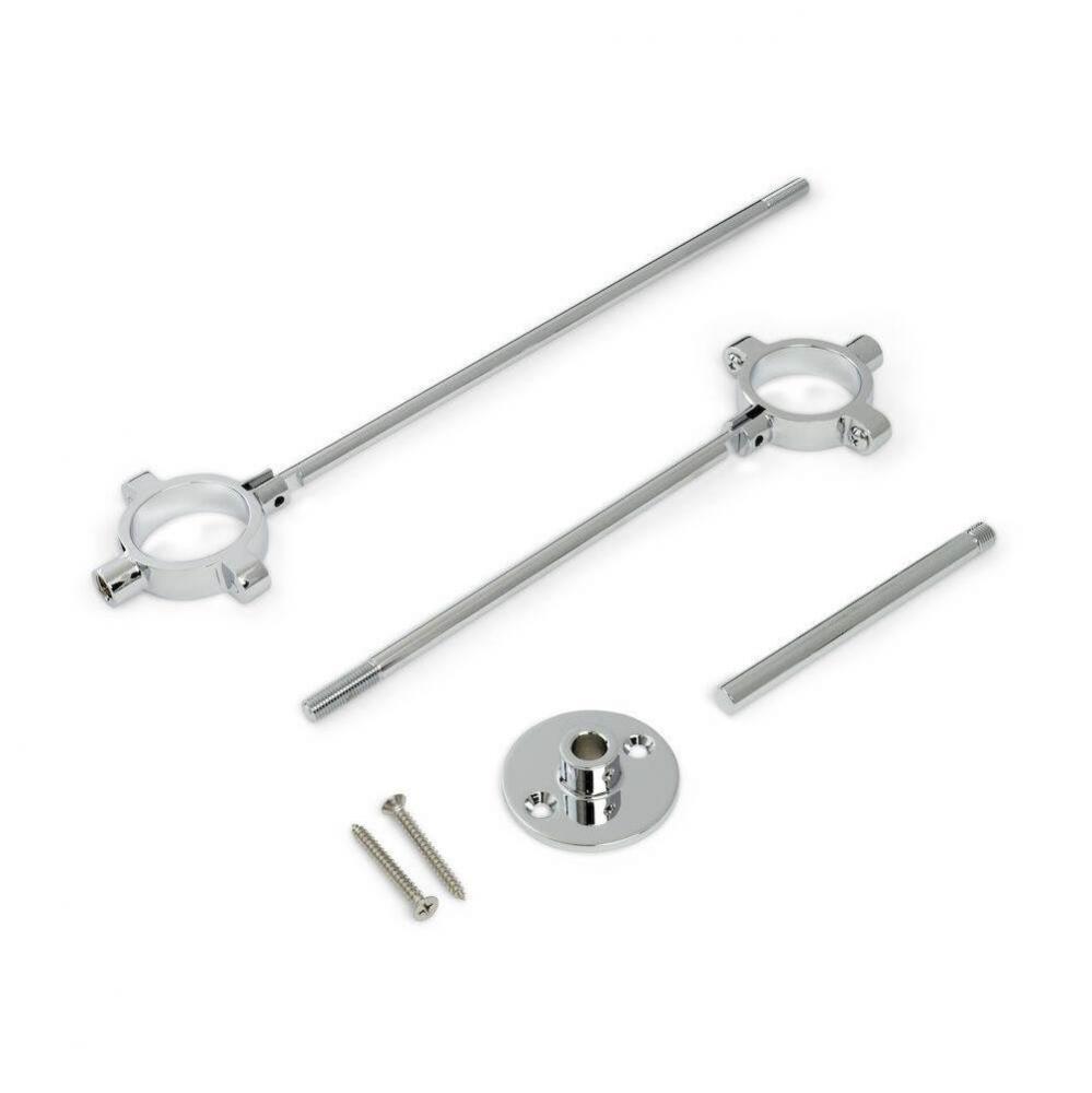 SUPPORT BRACKET, 'D' SPOUT TO 1-1/2'' FLUSH TUBE