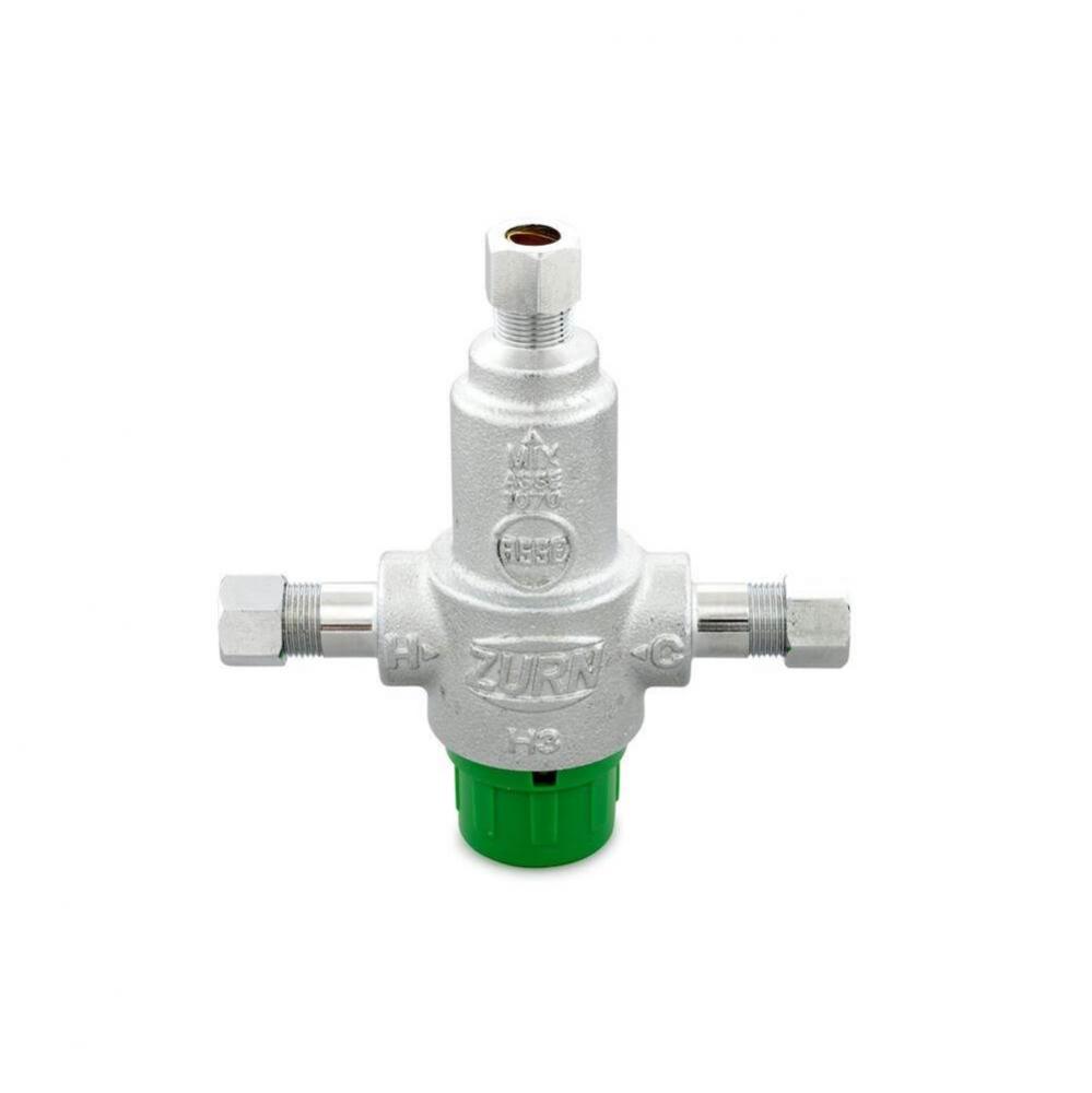 THERMOSTATIC MIXING VALVE F/SINGLE FAUCET LEAD FREE
