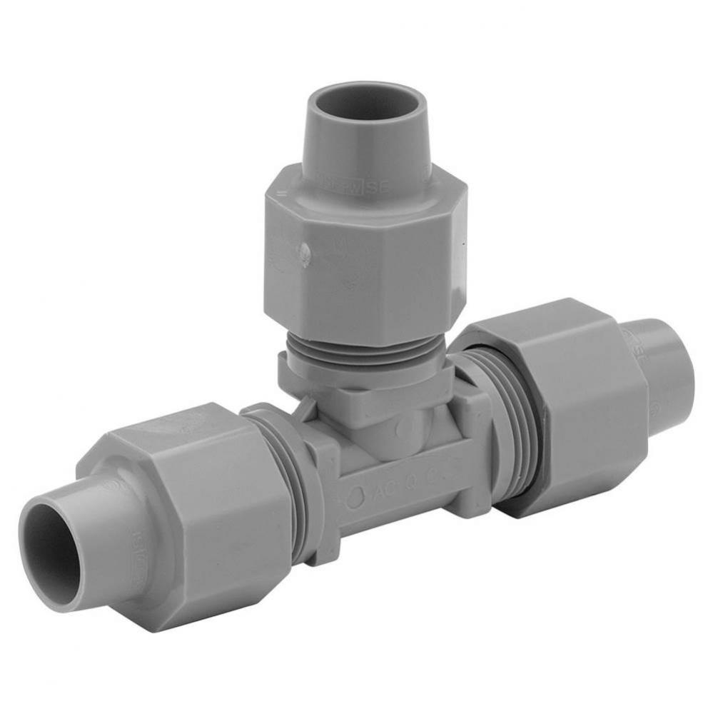 Tee - Qicktite Assembled - 1/2