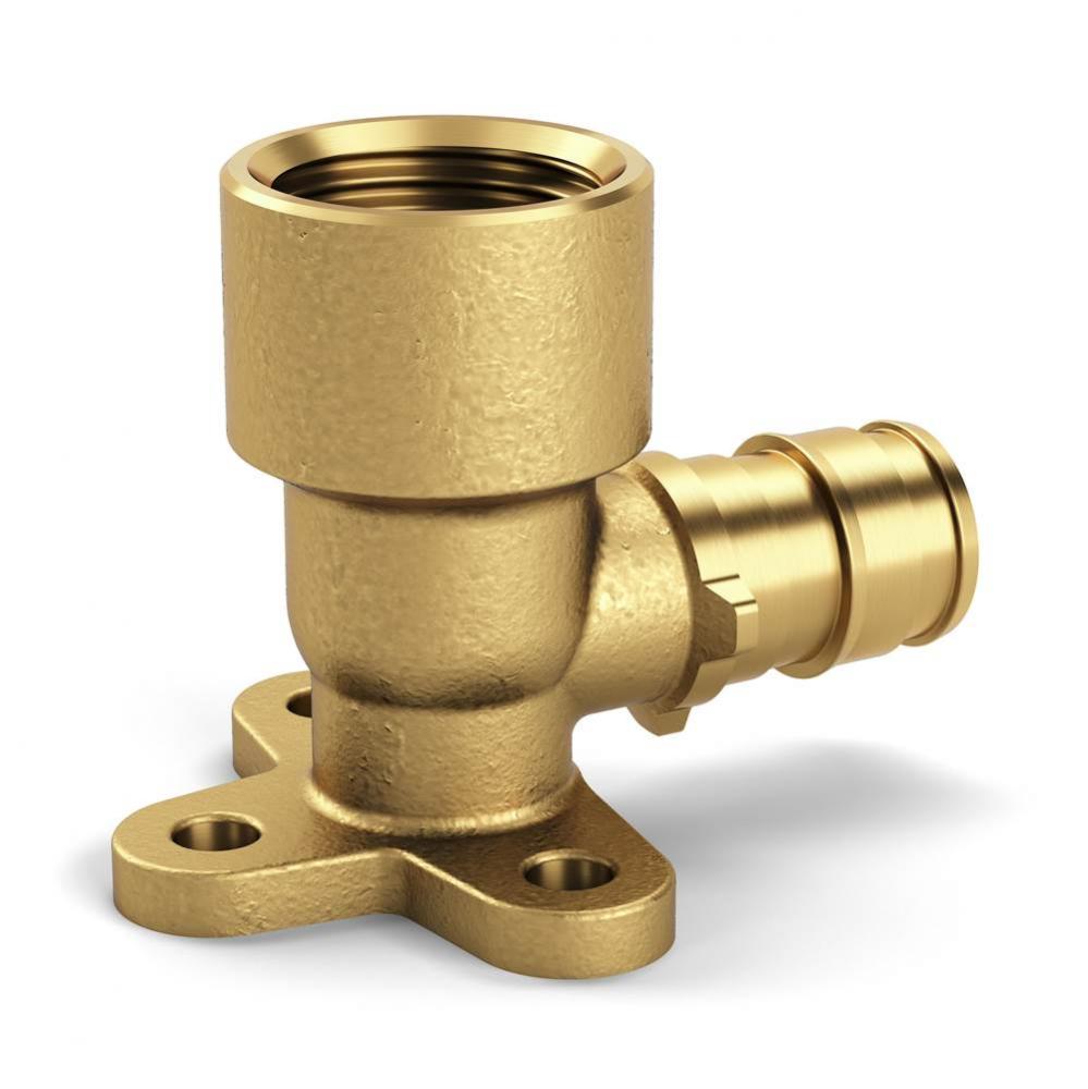 F1960 Expansion XL Brass Drop Ear Elbow - 3/4'' EX PEX x 3/4'' FPT