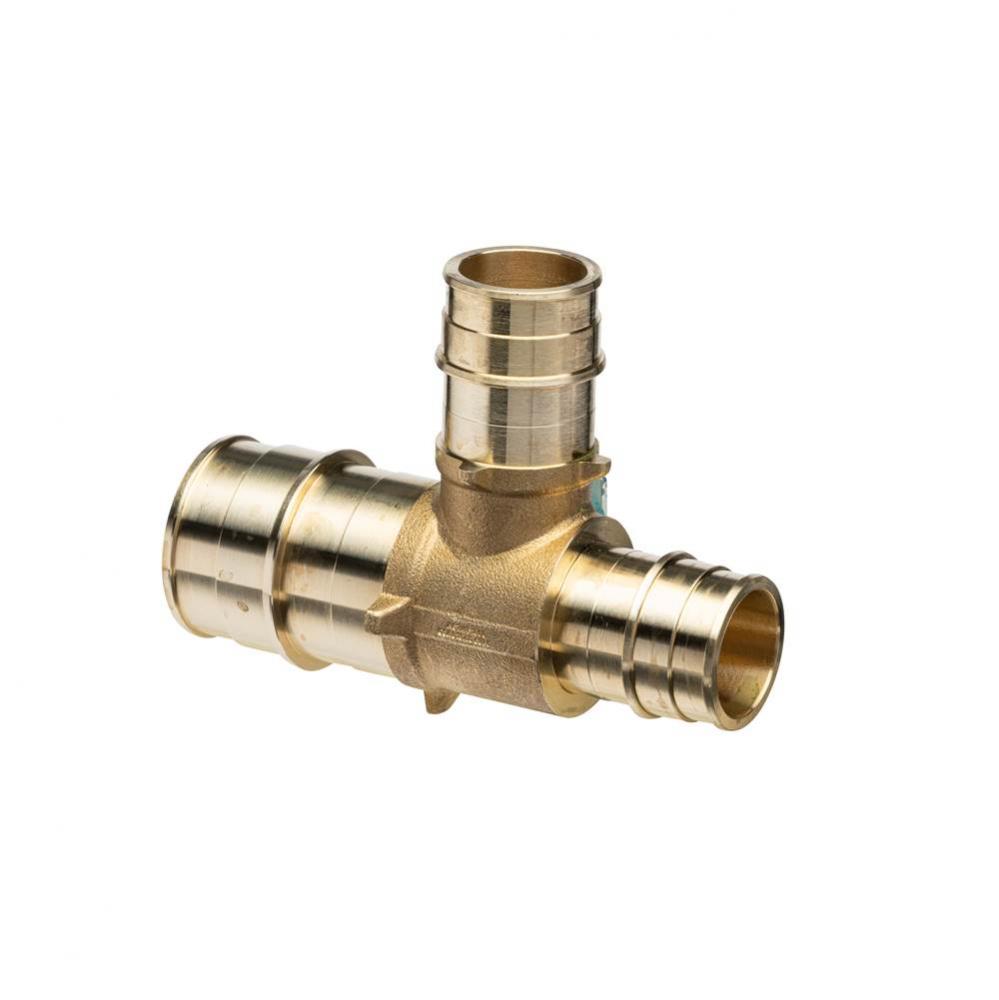 F1960 Expansion XL Brass TEE  - 1-1/2'' EX PEX x 1'' EX PEX x 1'' EX