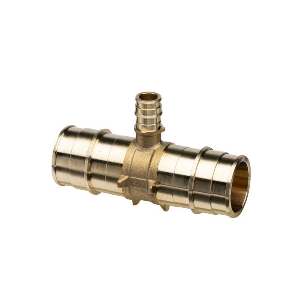 F1960 Expansion XL Brass TEE  - 1-1/2'' EX PEX x 1-1/2'' EX PEX x 1/2'&ap