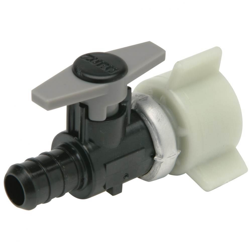 Zurn Pex CR Polymer  Ball Valve 1/2''  PEX x Swivel  Nut - Polymer
