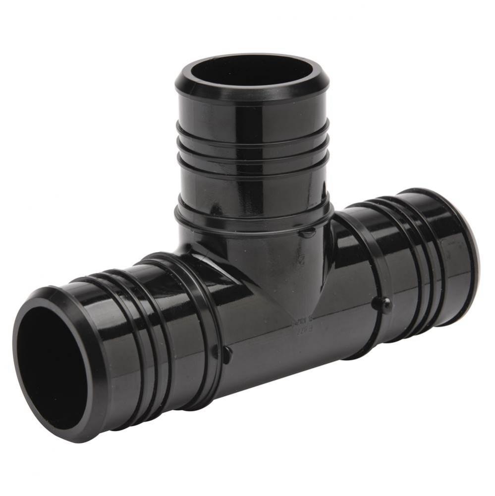 Polymer Tee - 1-1/4'' Barb x 1-1/4'' Barb x 3/4'' Barb