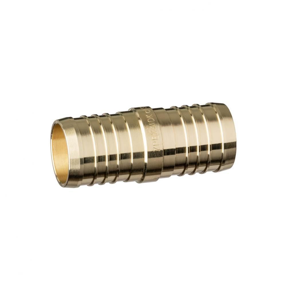 XL Brass Coupling - 1-1/4'' Barb