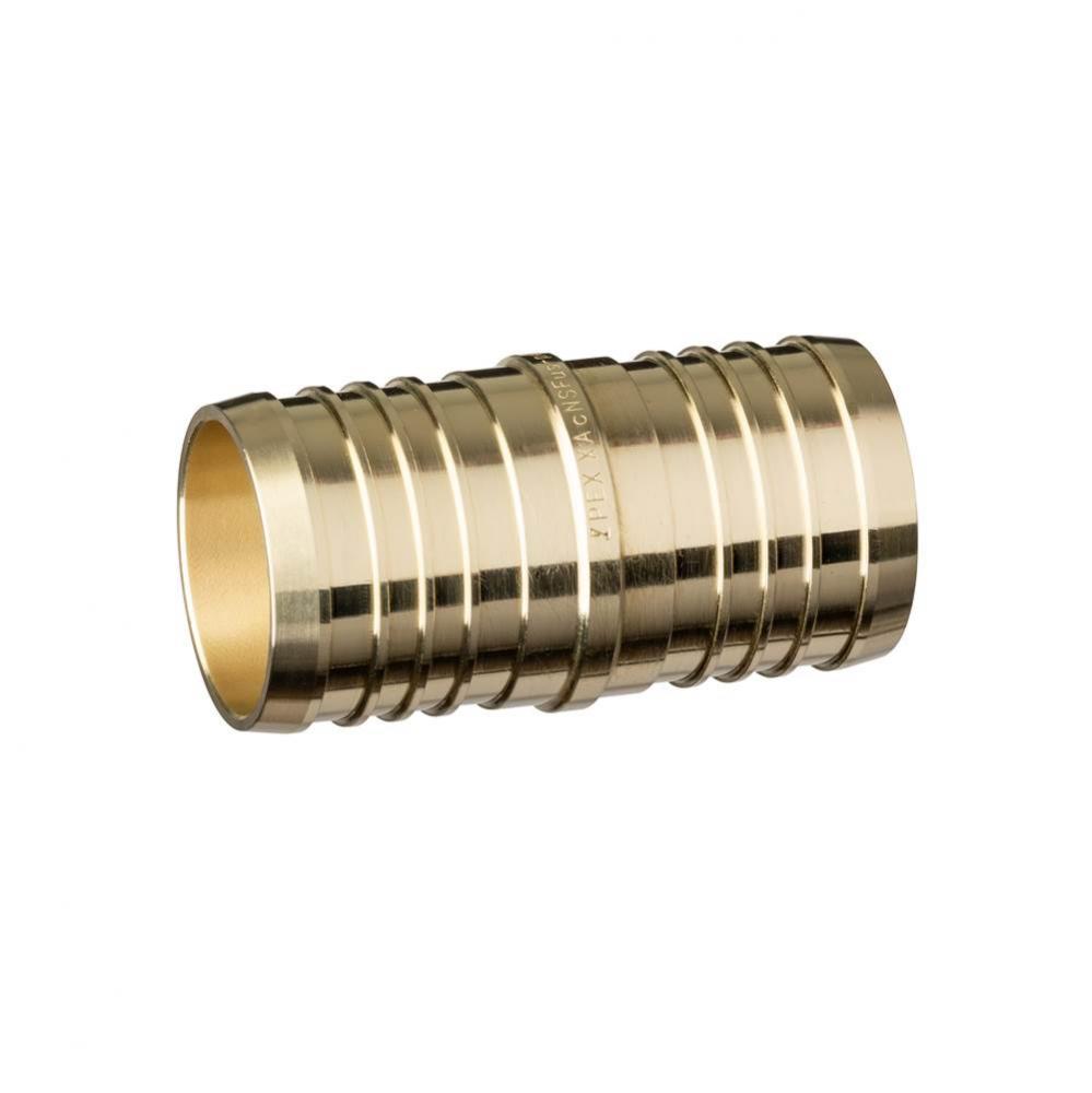 XL Brass Coupling - 1-1/2'' Barb
