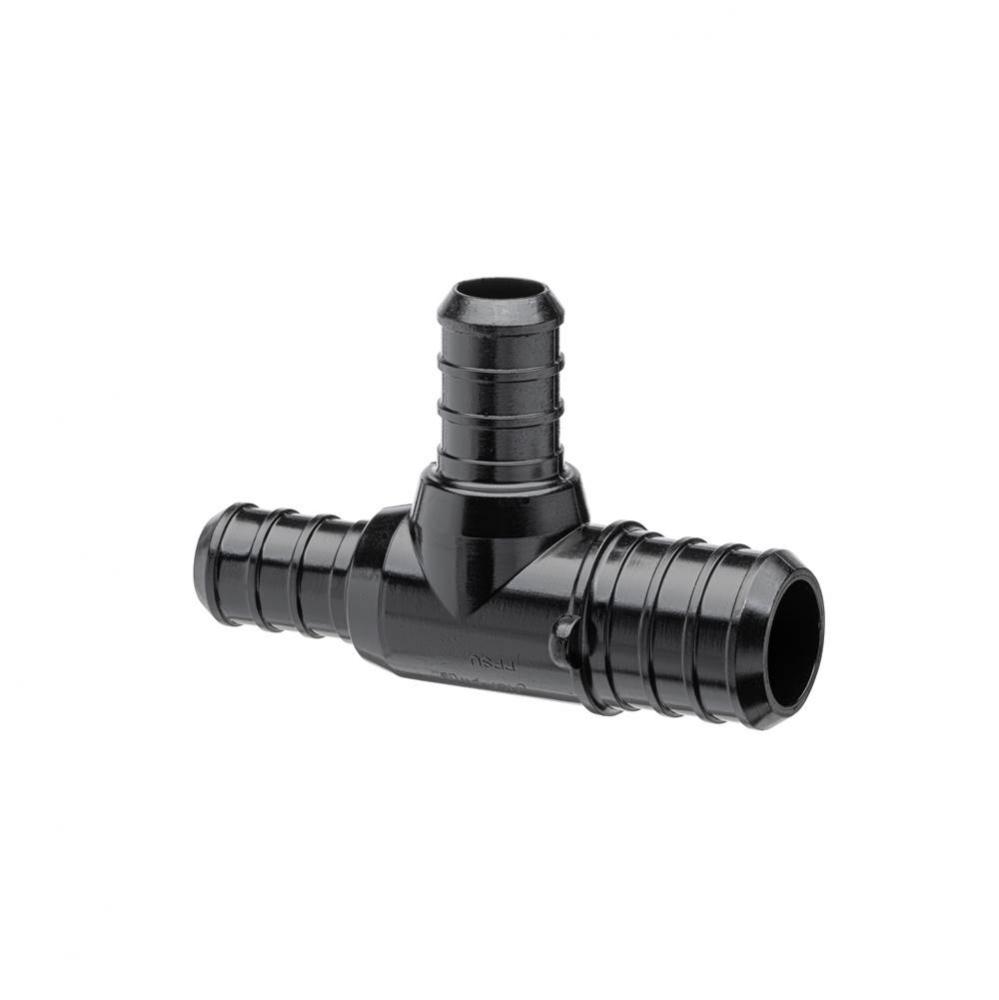 Polymer Tee - 3/4'' Barb x 1/2'' Barb x 1/2'' Barb