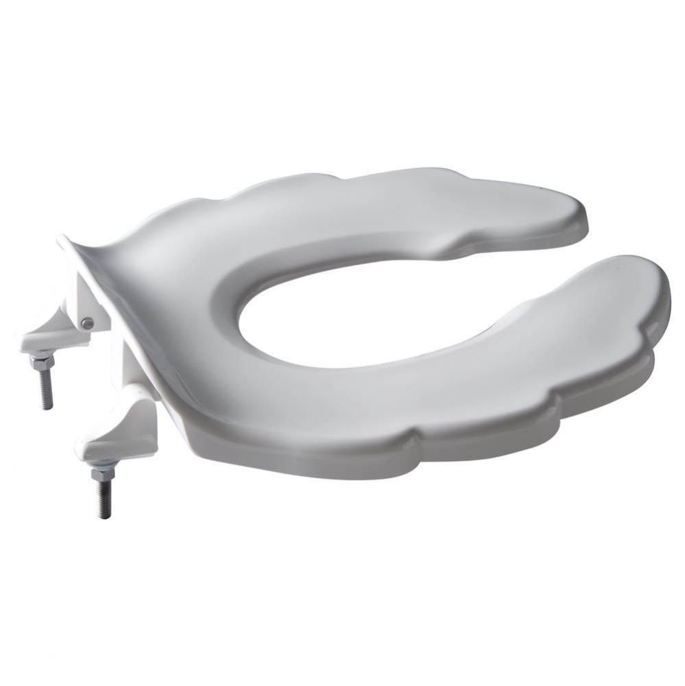 WHITE OPEN FRONT CHILD'S TOILET SEAT, ZurnSHIELD