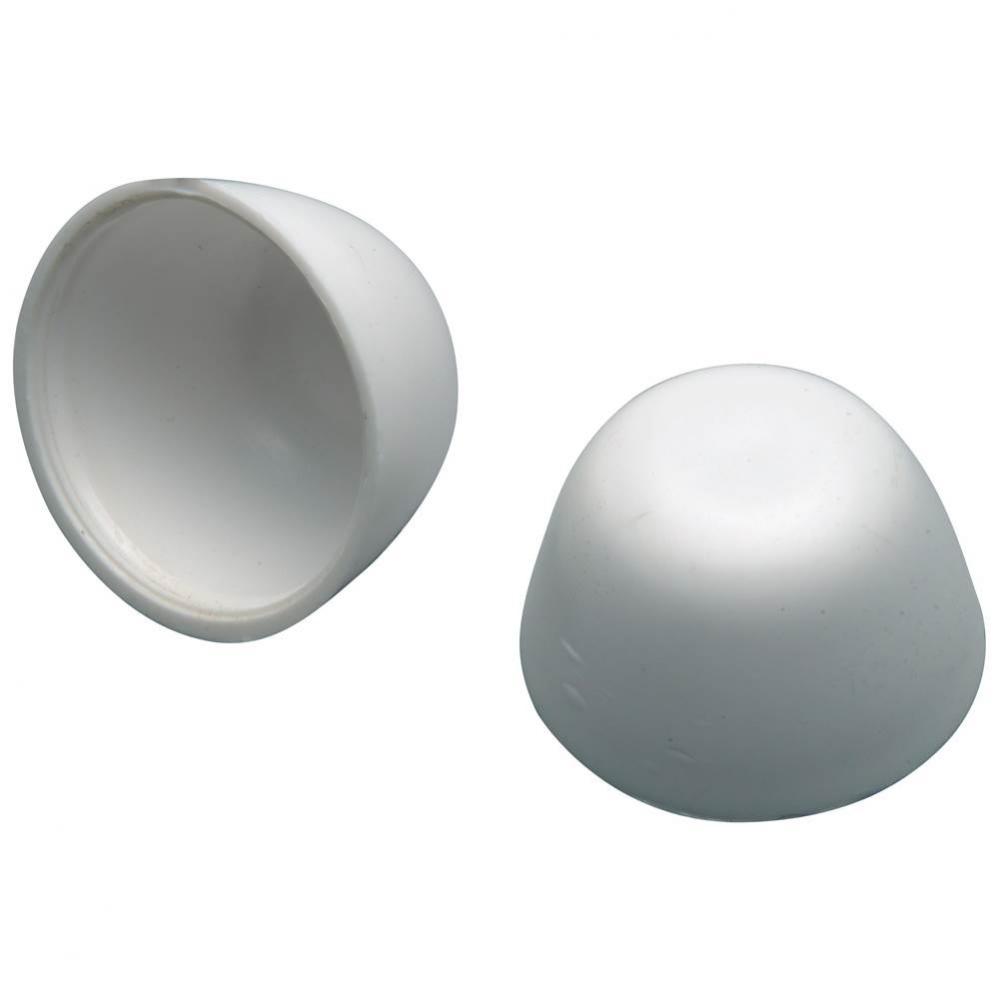 PP835-30 WHT RND PUSH-ON CLO BOLT CAPS (2)