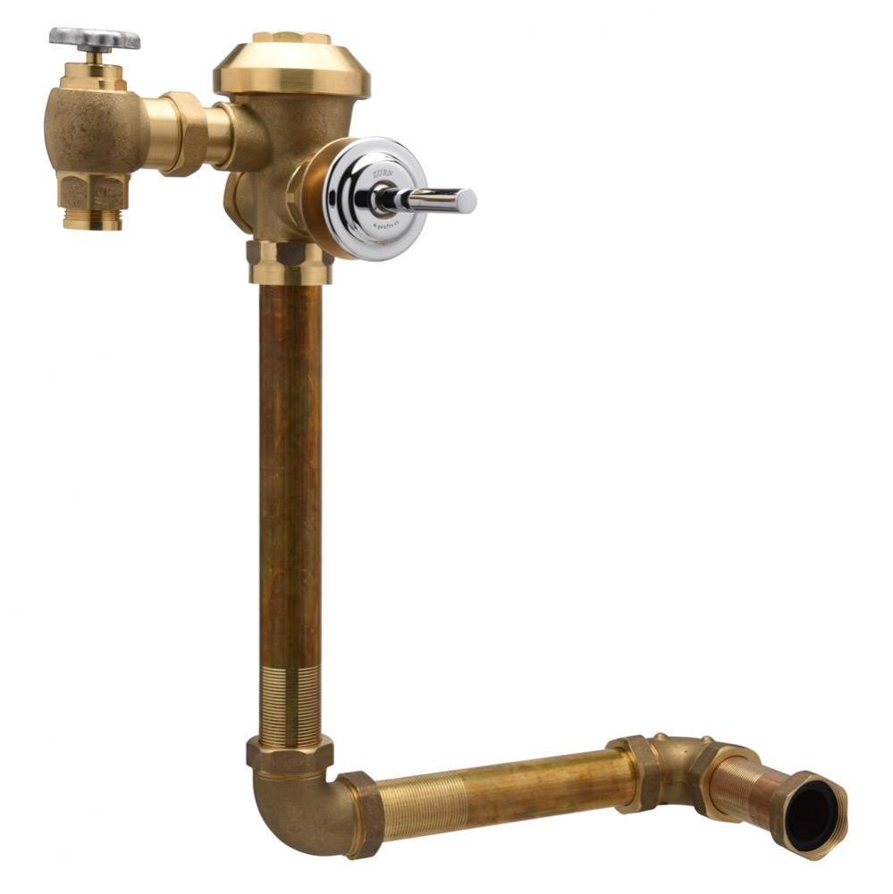 1.6 GAL CONCEALED FLUSH VALVE W/4L