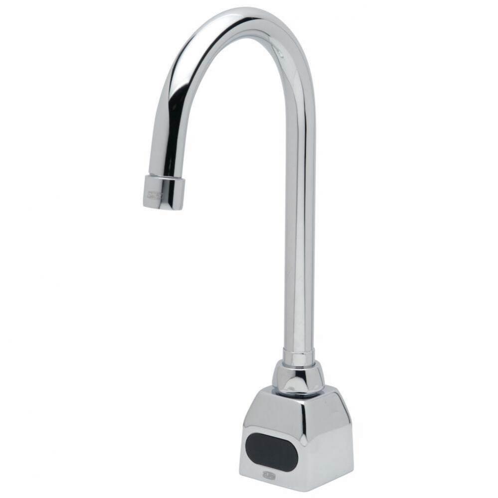 BATTERY POWERED GOOSENECK SENSOR FAUCET W/ADM