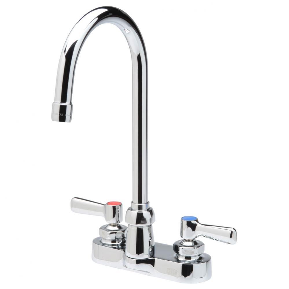 -XLCENTERSET W/5-3/8'' GOOSENECK SPOUT & 2-1/2'' LEVER HANDLES
