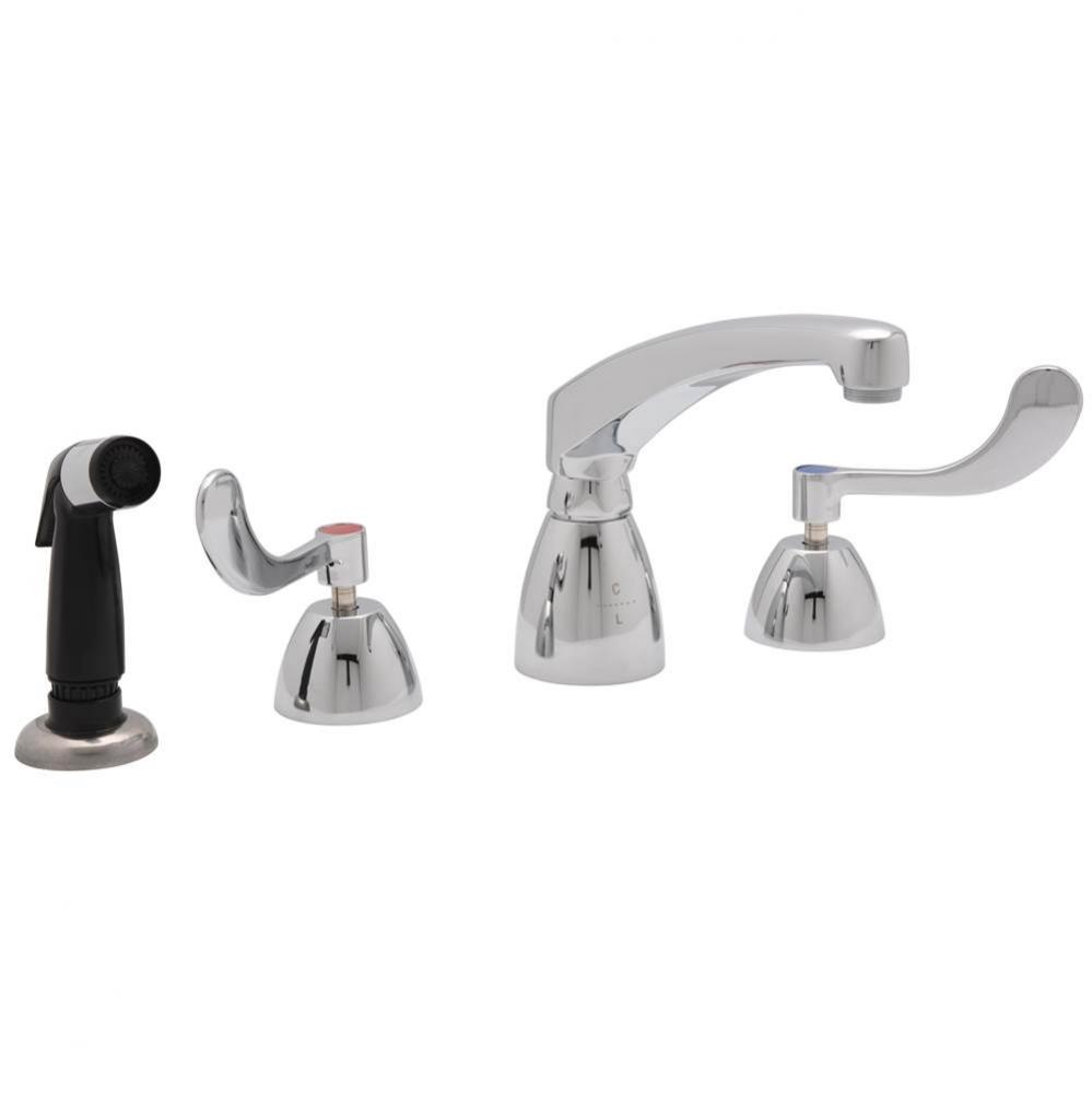 -XL FAUCET, WIDESPREAD FLEX HOSE, 'G', '4' 'HS' LEAD FREE