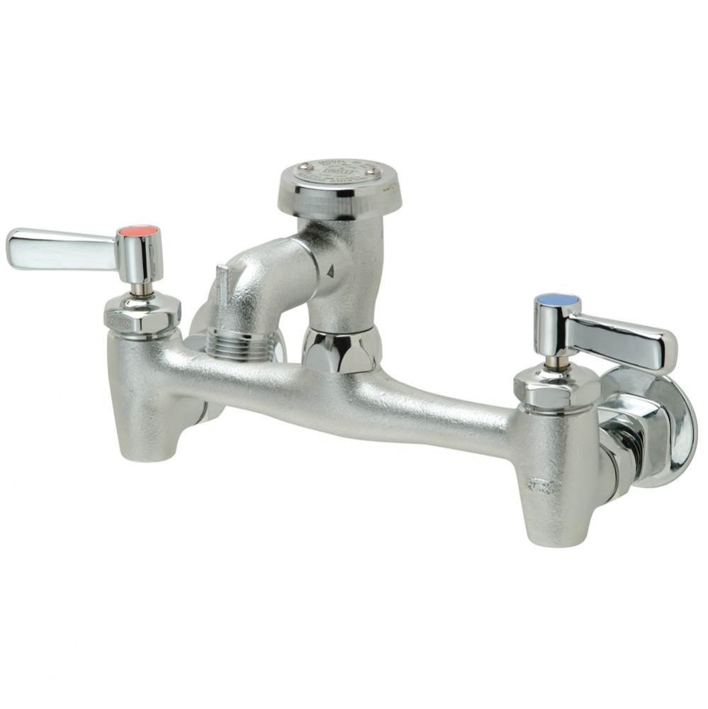 Serv Sink RC Fct w/2-1/2'' VB Breaker Spout & Level Handles
