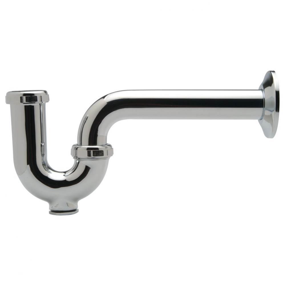 P-Trap with Wall Bend and Cleanout, 1 1/4'' Inlet, 1 1/4'' Outlet, 17 Gauge, B