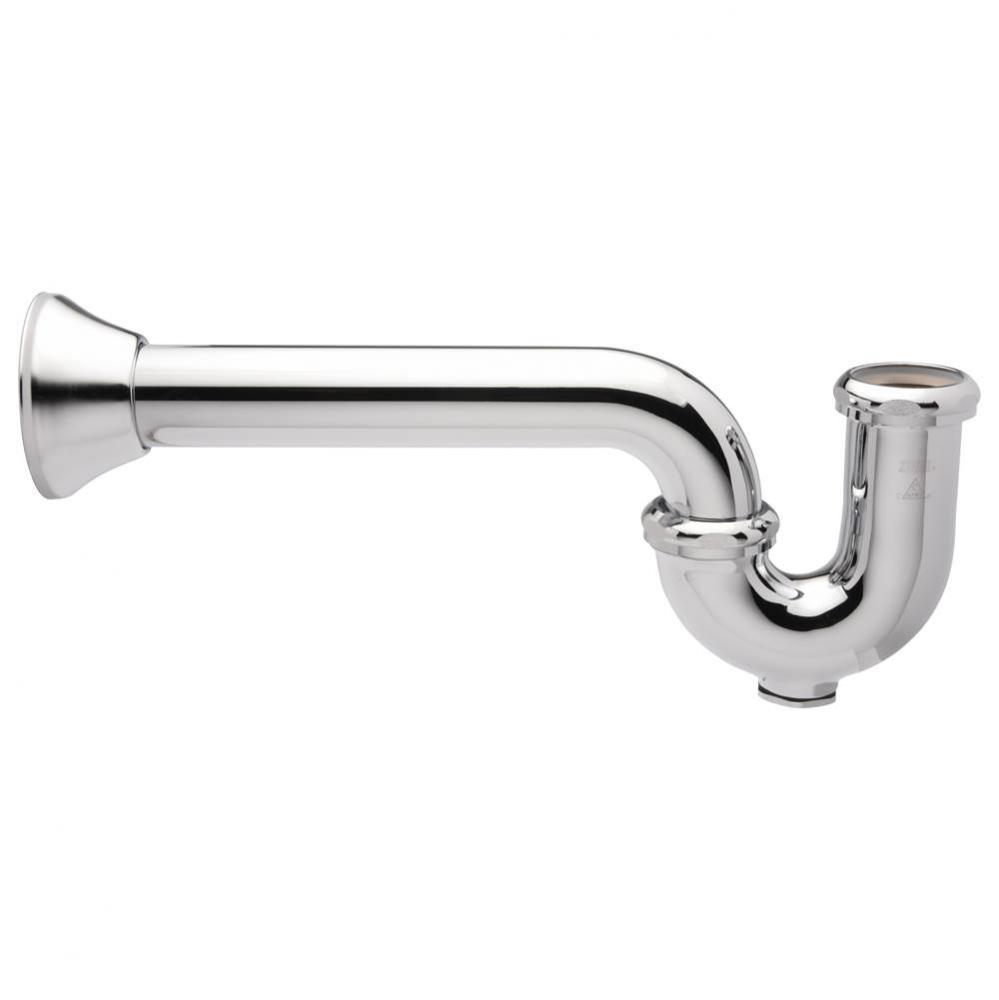 P-Trap with Wall Bend and Cleanout, 1 1/2'' Inlet, 1 1/2'' Outlet, 17 Gauge, B