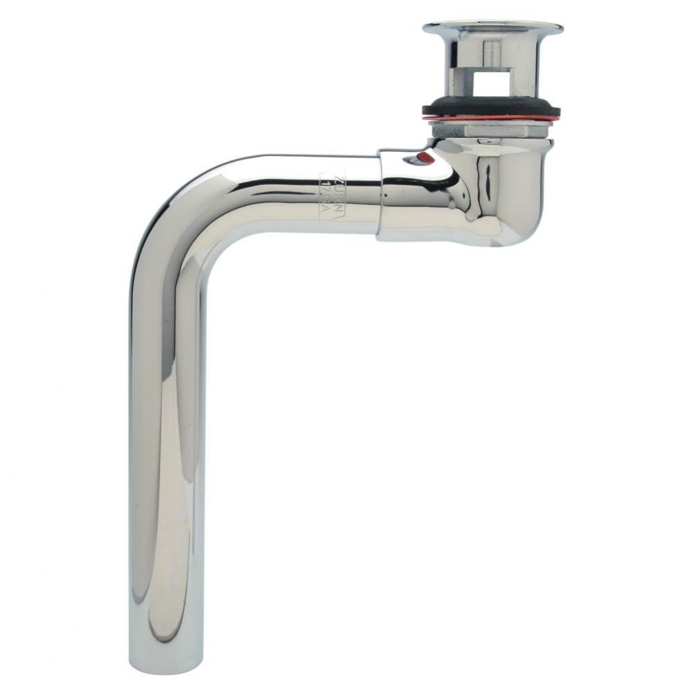 Open-Grid Offset Lavatory Drain Strainer, 17-Gauge 1 1/4'' x 8 3/4'' Tailpiece