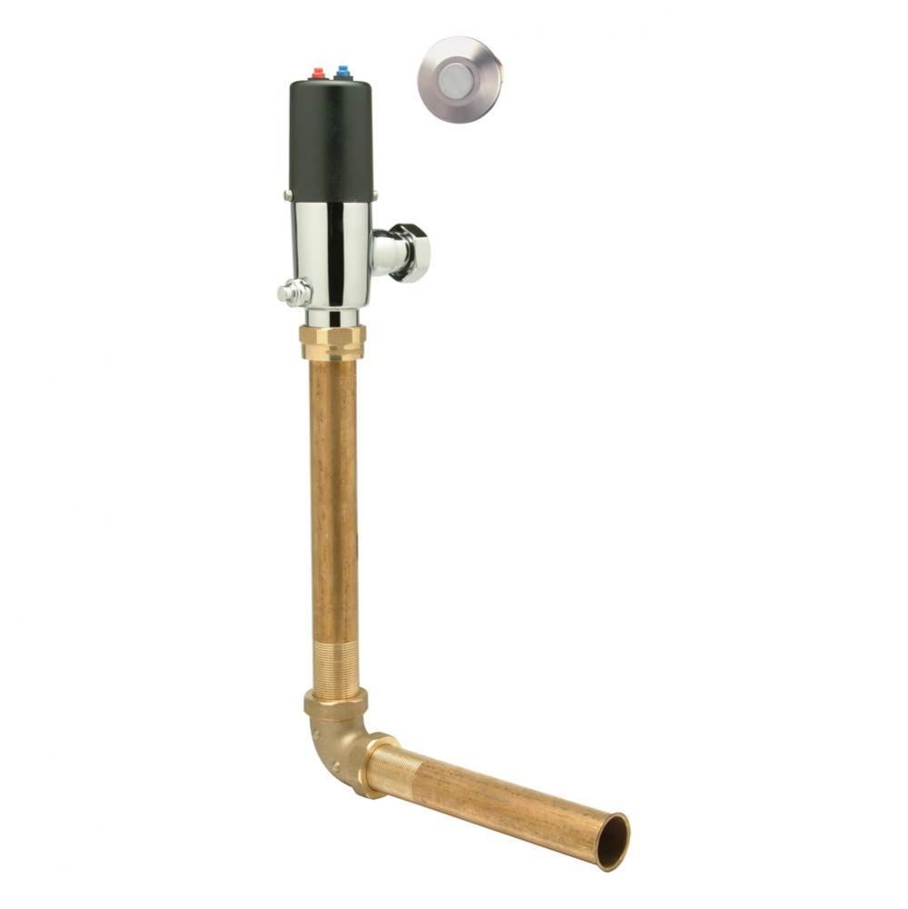 2.4 GPF BATT POWERED CONCEALED PIEZO ACTIVATE FLUSHOMETER F/PENAL FIXTURES