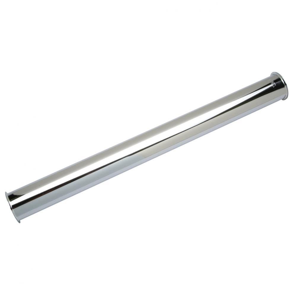 4'' Straight Flanged Tailpiece For Use With 1 1/2'' Pipes, Flanged Inlet, Slip