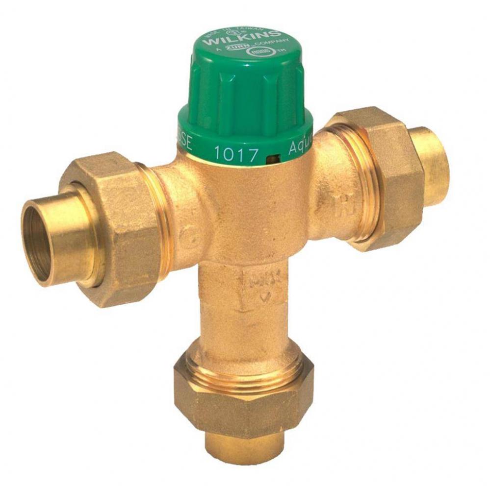 Thermostatic Mixing Valve, Lead-Free, FNPT, ASSE1017