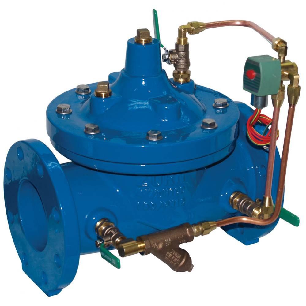 Solenoid Control Valve, 150#, Flanged x Flanged, 24VAC, NO
