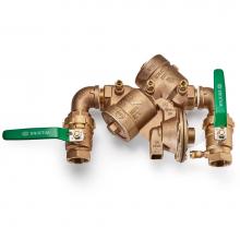 Zurn Industries 112-975XL2SEU - 1-1/2'' 975XL2 Reduced Pressure Principle Backflow Preventer with street elbows and unio