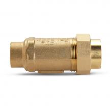 Zurn Industries 1UFMX34F-700XL - Dual Check Valve, Lead-Free, Union Female Meter x FNPT