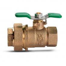 Zurn Industries 34-850UXL - Ball Valve, Lead-Free, FNPT Union x FNPT