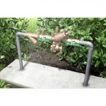 Zurn Industries 112-975XL3SAG - 1-1/2'' 975Xl3 Reduced Pressure Principle Backflow Preventer With Model Sxl Lead-Free Wy