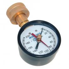 Zurn Industries HGI-25 - Pressure Gauge, 3/4'' Female Hose Bibb, 0-200 psi