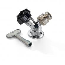 Zurn Industries Z1341XL-P12-PC - Z1341XL-P12-PC, Lead Free Polished Chrome Wall Faucet, 1/2'' FPT Inlet