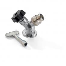 Zurn Industries Z1341XL-P12-RC - Z1341XL-P12-RC, Lead Free Rough Chrome Wall Faucet, 1/2'' FPT Inlet