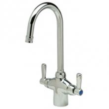 Zurn Industries Z826B1-XL-4F - DOUBLE LAB FAUCET (XL), 'B' SPOUT ''4F''