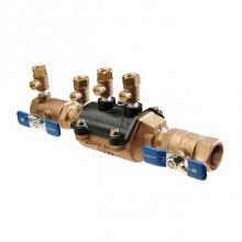Zurn Industries 34-350LXL - Double Check Valve Assy, Lead-Free, Composite Vessel, MNPT x MNPT, Less Ball Valves