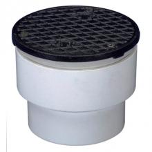 Zurn Industries CO2453-PVC - CO2453 Cast Iron Frm & Cvr w/ PVC Body and PVC Head Assy