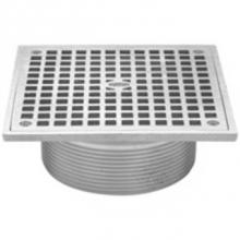 Zurn Industries JP2280-S5 - FD2280 5'' Square Nickel Top Assy w/4'' Shank P.N. 353758882