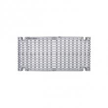 Zurn Industries P12-GHPDE-3-USA - 12'' x 24'' Galvanized Ductile HeelProof Class E Grate Milled - P.N. 94325G039