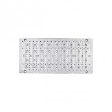 Zurn Industries P12-RPGRC - 12'' x 24'' Galvanized Steel Reinforced Perforated Tread Slip Class C Grate