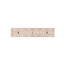 Zurn Industries P4-BZ - (cek) 4'' x 20'' Bronze Decorative Grate - P.N. 643040013