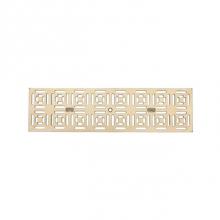 Zurn Industries P6-BZ - 6'' x 20'' Brass Heel Proof Class A Decorative Grate - P.N. 640540013