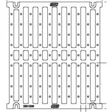 Zurn Industries P874-18-GDF - Z874-18 CLASS F GALVANIZED DUCTILE IRON GRATE PN 64373G019
