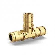 Zurn Industries QET444GX - F1960 Expansion XL Brass TEE  - 3/4'' EX PEX x 3/4'' EX PEX x 3/4''
